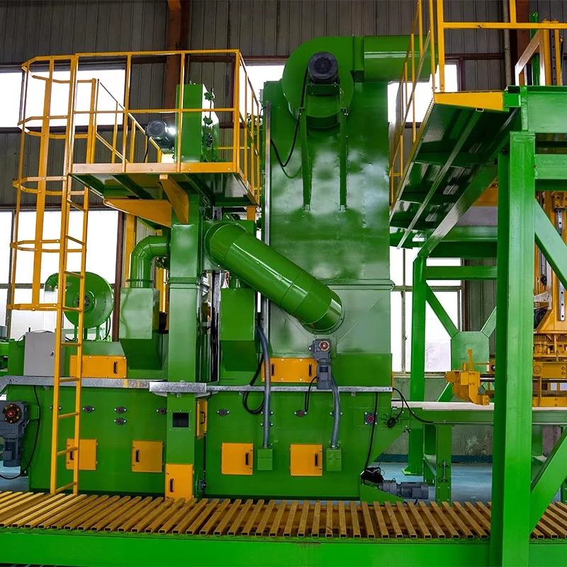 Cementbeton tégla szemcseszórásos felületkezelő gép