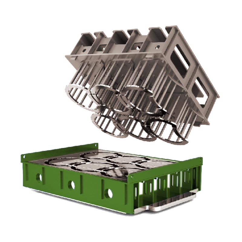 Táj betontégla forma